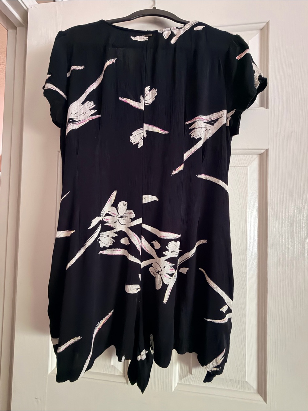 O'Neill Black Floral Print Women's romper